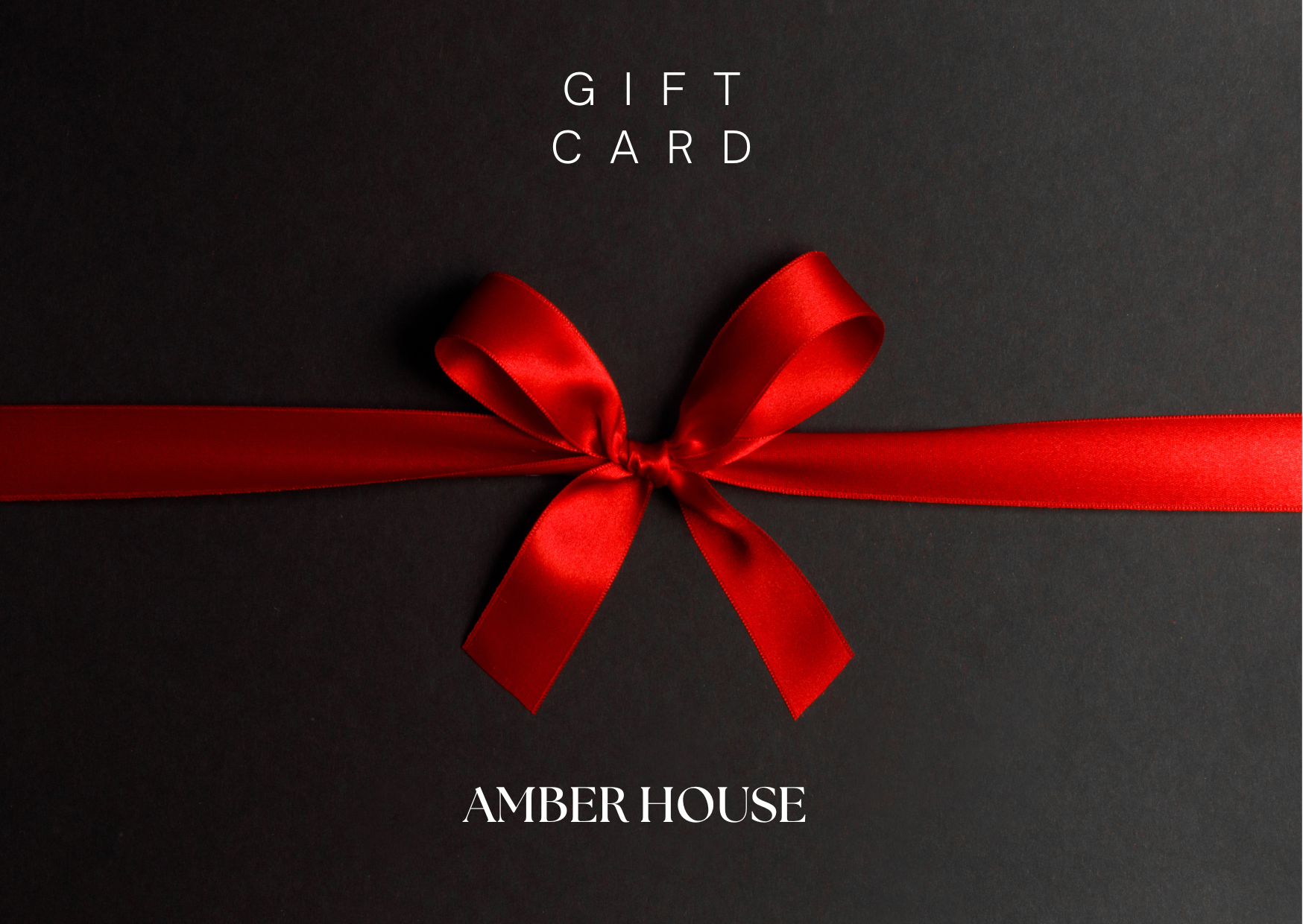 Amber House gift Cards