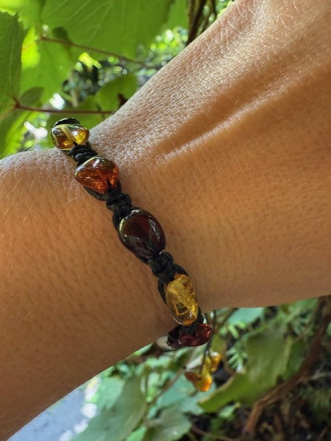 Adjustable Amber Bracelet