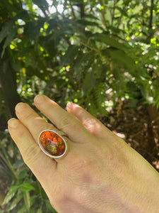 Cognac Amber Ring