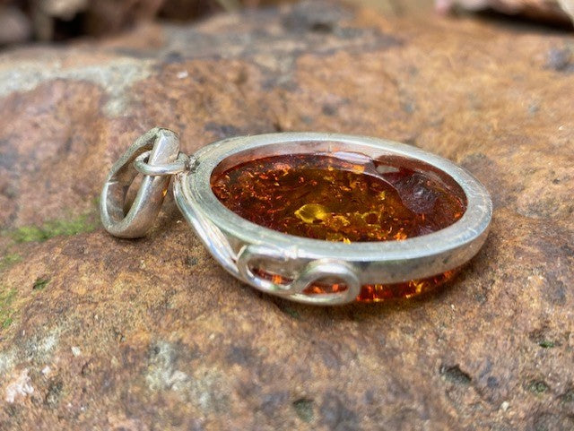 Contemporary  Amber pendant