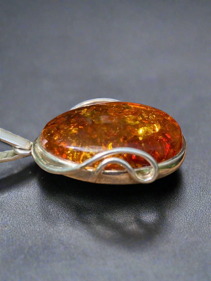 Contemporary  Amber pendant