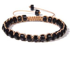 Black Agate Bohemian Bracelet