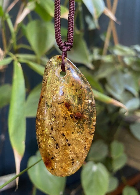 Classic Amber Stone Necklace