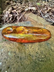 Golden Amber Stone Necklace