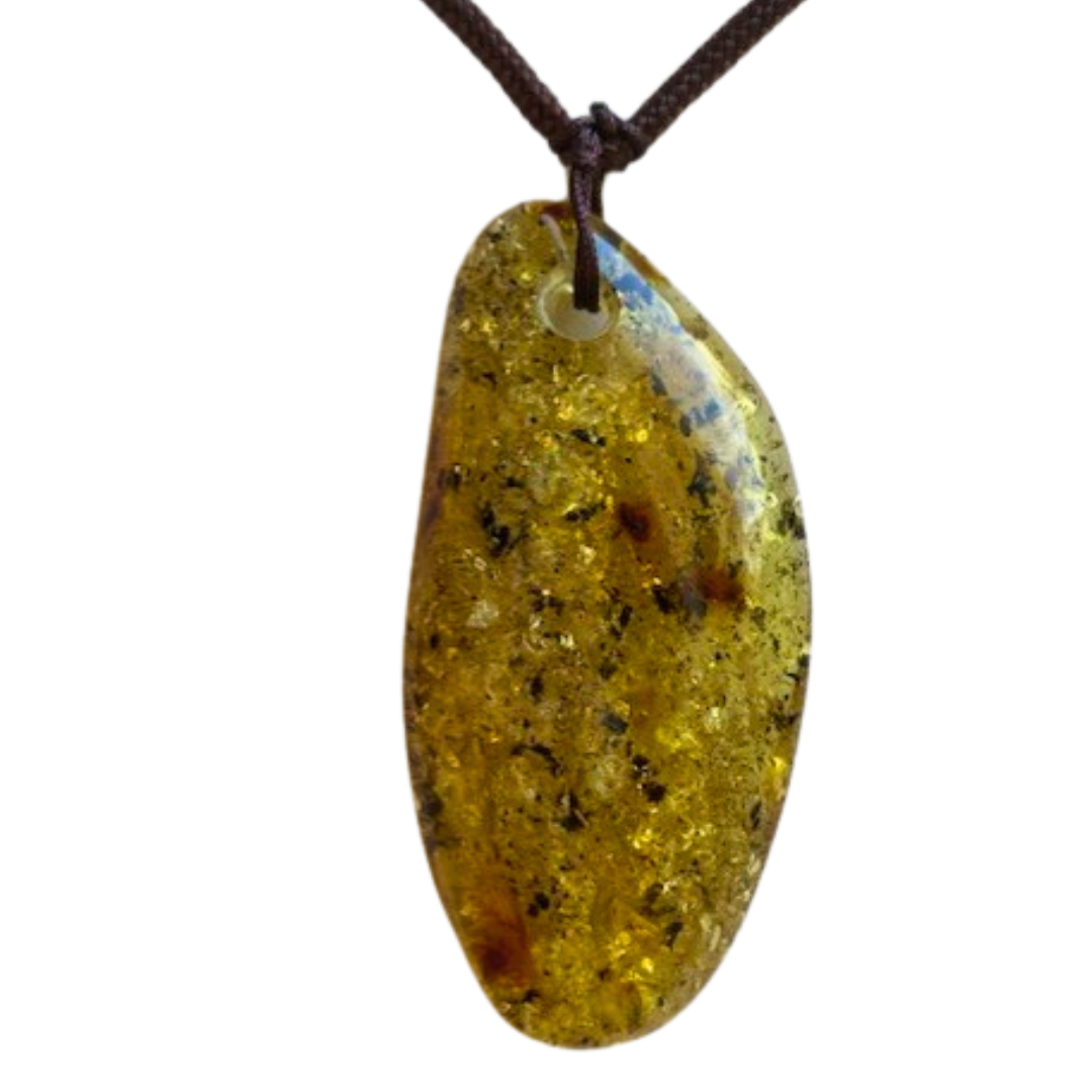 Classic Amber Stone Necklace