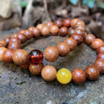 Load image into Gallery viewer, Strength Bracelet with Amber
