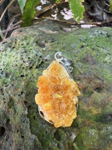 Raw Citrine Pendant