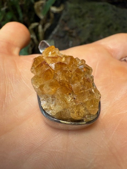 Raw Citrine Pendant